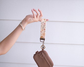 Wristlet Keychain Wallet, Zippered Card Holder, ID Window, Back to School, College Student Gift