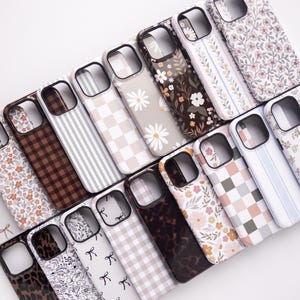 Tough Phone Case for iPhone & Samsung, MagSafe Compatible Protective Cover, Cute Aesthetic Design, iPhone 17 16 15 14 13 Pro Max S25 S24 S23