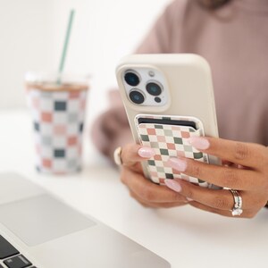 Magnetic iPhone Wallet – MagSafe Card Holder for iPhone 12–16, Slim Cash & Card Wallet, Cute Phone Accessory image 3