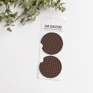 Car Coasters Set of 2 – Absorbent Neoprene Cup Holder Coasters for Cars, Trucks & SUVs, Stylish Drink Accessories image 20