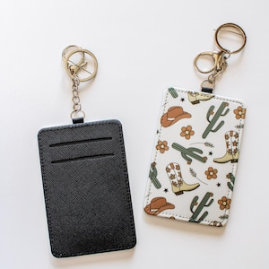 Portatarjetas con 2 ranuras, portatarjetas de identificación con doble ranura, portatarjetas de identificación compacto para el trabajo y los viajes