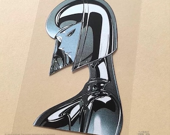 Stickers cyberpunk : stickers réfléchissants en vinyle de science-fiction
