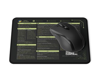 Python Cheat Sheet Desk Mat for Software Engineers, Hackers and ...