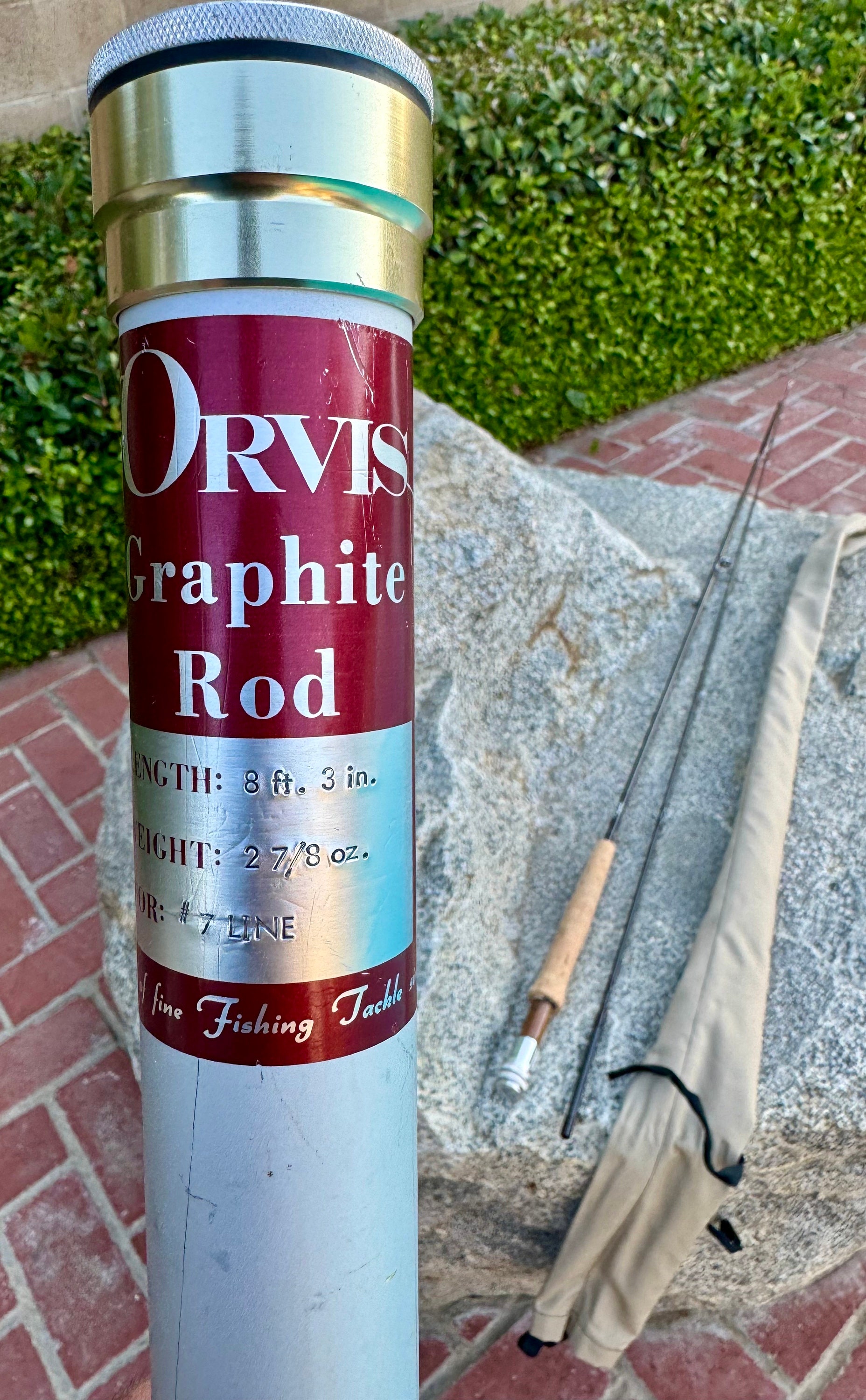 RARE FIND -new Condition! Vintage ORVIS Fly Rod 8'3” 7w