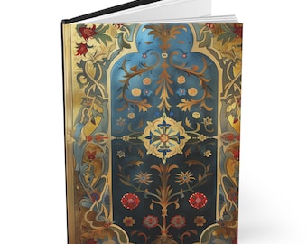 Decorative Cross Byzantine Ornamentation Hardcover Prayer Journal Matte - 150 Lined Pages