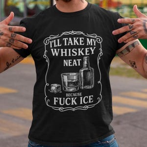 Whisky Neat FCK ICE Pro-Immigrant T-shirt: latino-activist, anti-deportatie