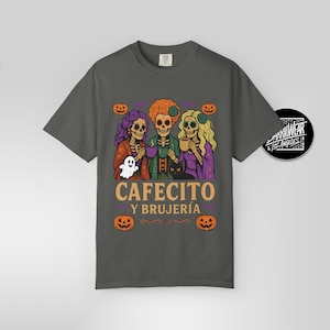 Cafecito y Brujería Shirt: Latina Halloween Comfort Colors Tee image 7