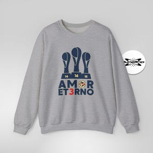 Amor Et3rno Tricampeon Amerika Sweatshirt Cup Mexikanischer Fußballverein Futbol Playera