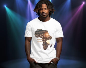 Rooted In Richness Tee - Unisex Jersey Short Sleeve Africa Motherland Trendy Gift for Her Gift for Him