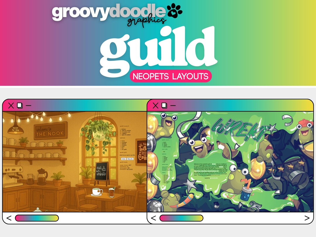 Guild Layout Neopets Guild Layout - Etsy