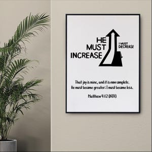 Mateo 4:12 Arte mural cristiano, imágenes prediseñadas de versículos bíblicos dibujados a mano (SVG, PNG, PDF)