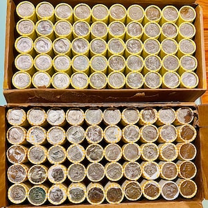 Unsearched Half Dollar Coin Rolls 10FV | Silver Possible