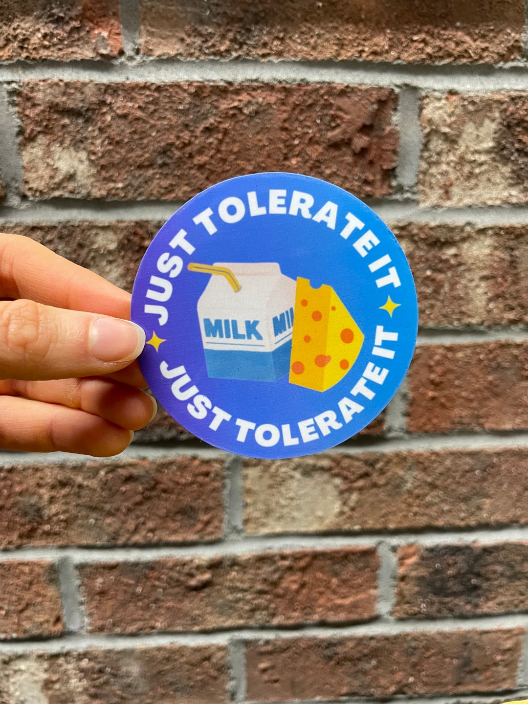 Lactose Intolerant Sticker Lactose Intolerant Dairy Sticker Lactose