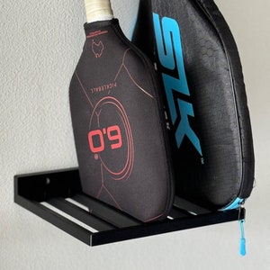 Pickleball Paddle Wall Rack - Wider Slots to Accommodate Covers