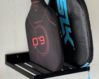 Pickleball Paddle Wall Rack - Wider Slots to Accommodate Covers