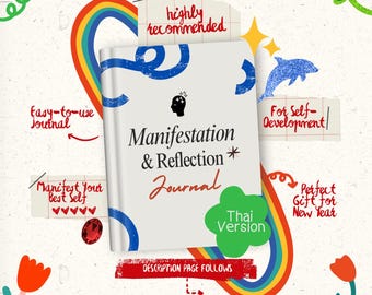 Manifestation & Reflection Journal - Thai Version (ภาษาไทย) Hyperlinked PDF File