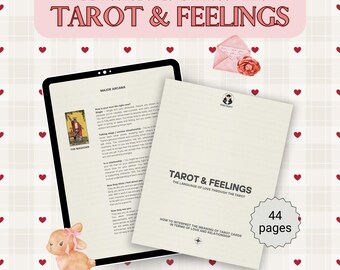 Tarot en gevoelens van PARITAROT | Engelse versie | Gelinkt pdf-document op A4-formaat | 44 pagina's