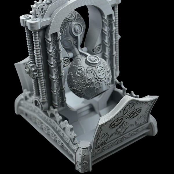 Tour de dés sablier steam punk