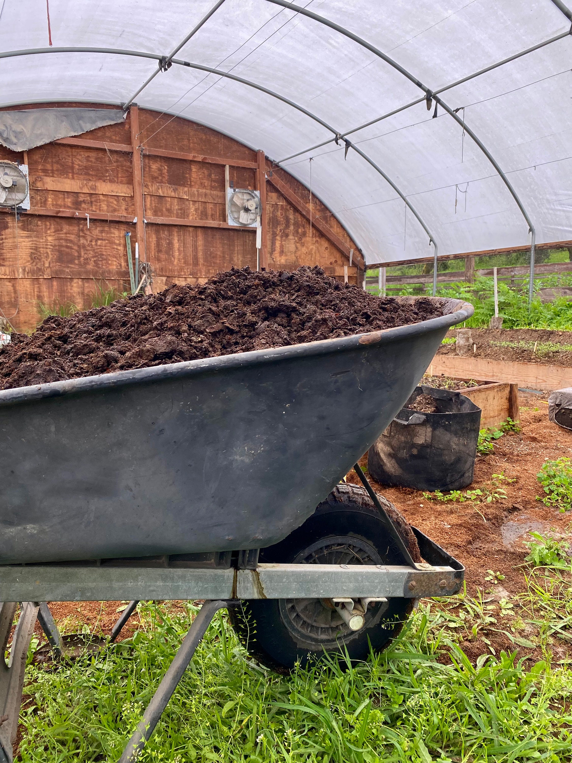 Organic Horse Manure Compost, Gardening, Soil Amendment, Fertilizer