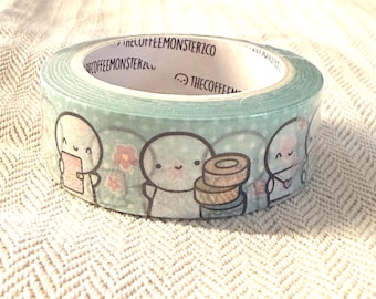 TCMC Full Roll Washi Tape – Coffee Monsterz Co Planner Crafting Supplies (Limited Edition)