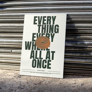 Everything Everywhere All At Once Movie Print - Minimalist Movie Wall Print | EEAAO | Trendy Wall Art | Printable Wall Art | Digital Prints