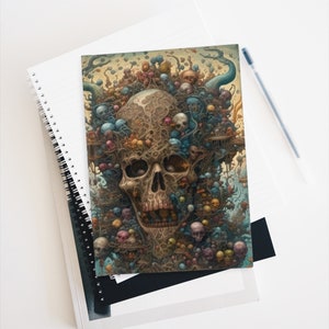 Skull, baby skulls Journal - Ruled Line