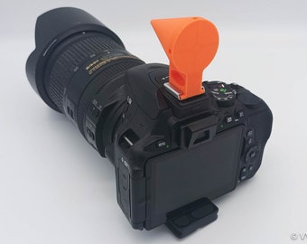 Camera Solar Finder. Safe Eclipse Solar Finder. Camera flash shoe mount.