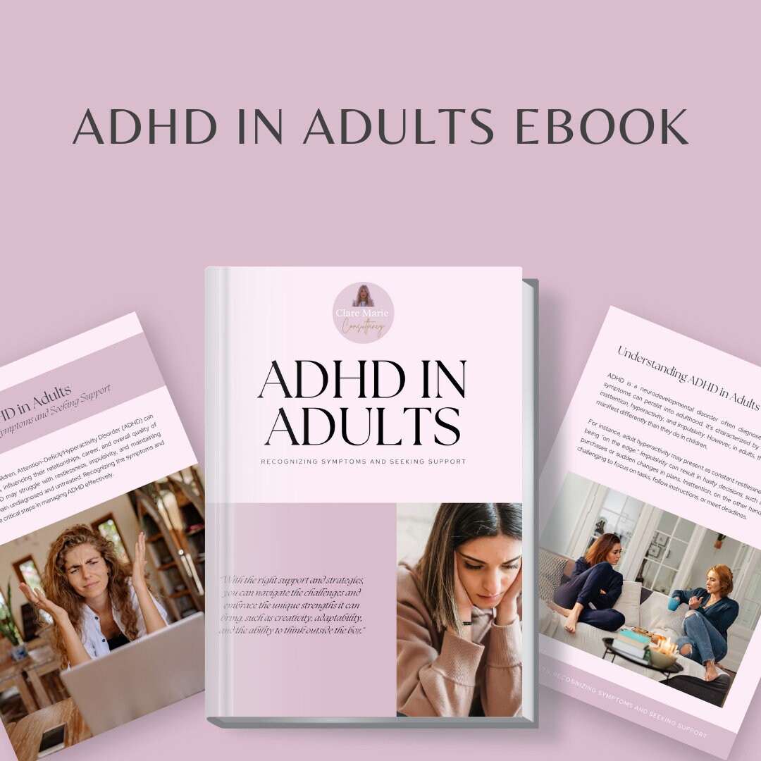 ADHD in Adults Ebook - Etsy