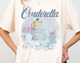 Disney Cinderella Comfort Colors Shirt, Walt Disney Princess Shirt, Cinderella Princess Shirt, Cinderella Gus Shirt, Disneyworld Family Tee