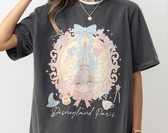 Chemise Coquette Mickey Tour Eiffel : T-shirt pour les vacances de Disneyland Paris