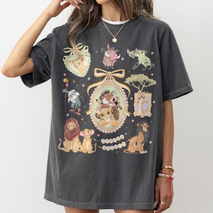Retro Coquette Bows Hakuna Matata Comfort Color shirt, Disney Lion King Shirt, Simba Timon Pumbaa Animal Kingdom shirt, Disney Girl Trip Tee
