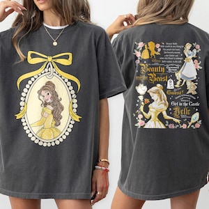 Vintage Disney Belle Comfort Colors Shirts, Disney Princess T-Shirt, Beauty and the Beast Tale as Old as Time Shirt, Disney Girl Trip Shirts