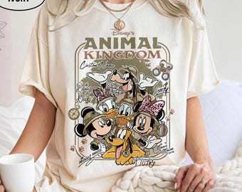 Disney Mickey & Friends Safari Mode Shirt, Animal Kingdom Tee, Walt Disney World Trip Tee, Let’s Get Wild Family Vacation, WDW Safari Shirts