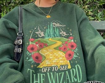 Retro Yellow Brick Road Shirts, Wizard Emerald City Tee, Comfort Colors Wizard of Oz Shirt, Retro Fairy Tale Shirt, Magical Witch Gift Shirt