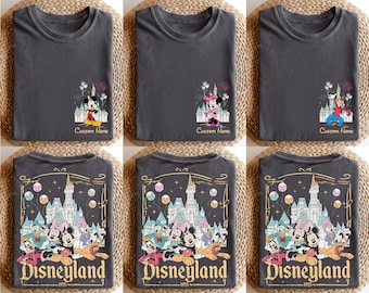 Camiseta retro de Mickey y sus amigos de Disneyland - Colores cómodos