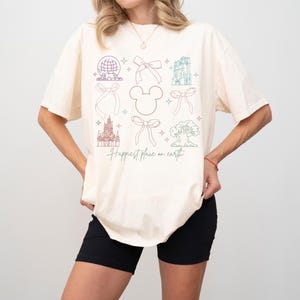 Happiest Place On Earth Shirt, Vintage Disney Shirt, Magic Kingdom Shirt, Disneyland Trip Shirt, Disney Castle Shirt, Disney World Shirt