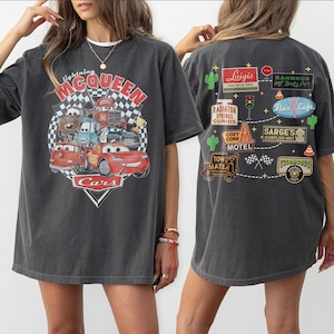 Disney Cars Comfort Colors Shirt, Cars Movie Shirt, Lightning McQueen Shirt, Radiator Springs Shirt, Cars Land Shirt, Disney Trip 2025