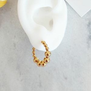 18K Gold Waterdrop Earrings, Minimalist Earrings, Dangle Earrings, Gold Drop Earrings, Gift for Her, Bridal Jewellery, Birthday Gift for her
