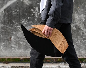 Handcrafted Giant Wooden and Acrylic Award - Personalized Plaque, Custom Engraved Trophy, Service Recognition