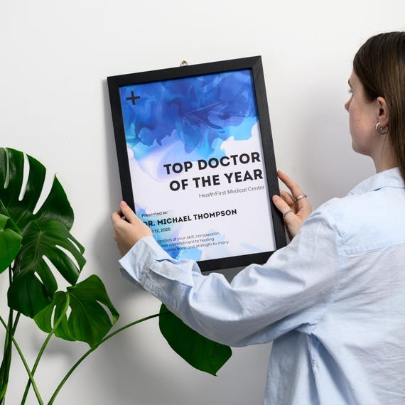 Doctor Of Medicine Diploma Frame