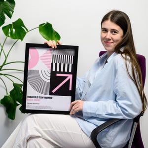Team Mitglied des Jahres Diplom Holzrahmen, gerahmte Office Award Urkunde, Mitarbeiter Geschenk zur Wertschätzung des Arbeitsplatzes