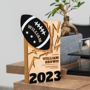 American Football Prize - Custom Rugby Trophy, Football Award, American Football, Best Player Award