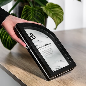 Wooden Acrylic Award, Handcrafted Recognition Plaque, Unique Trophy Gift, Custom Engraved Appreciation, Rustic Desk Decor
