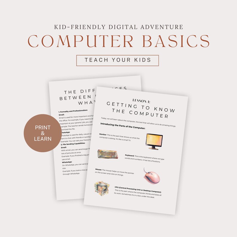Exploring the Digital World: A Kid's Guide to Computers and the ...