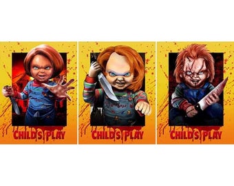 3D Triple Transition Chucky Lenticular Poster