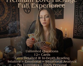 Intuitive Love Tarot Reading: 12+ Cards, Deep Insight