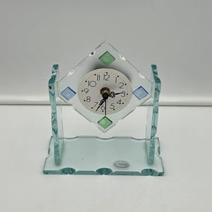 Italy【MURANO】ムラーノ ミルフィオリ 置時計 テーブルクロック Murano Glass Table Clock - Etsy