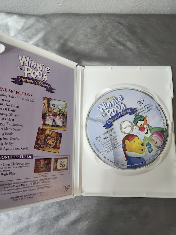 Winnie the Pooh: Seasons of Giving (DVD, 2003 Disney) Rare/oop