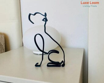 Metal Art Sculpture Decor | Modern Home Accessories | Cute Shape Ornament