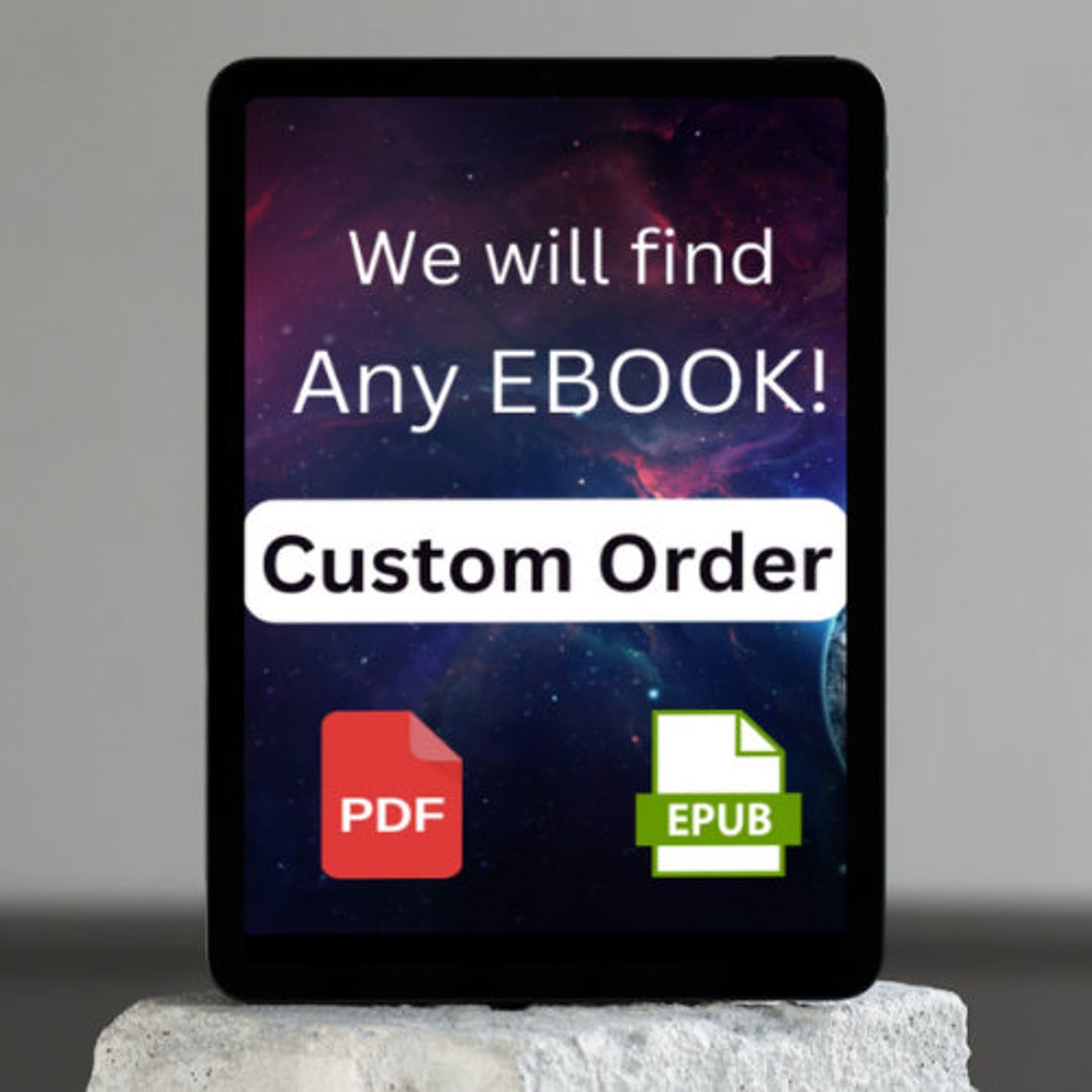Custom Ebook, Request Any Digital Book PDF/ EPUB Etsy